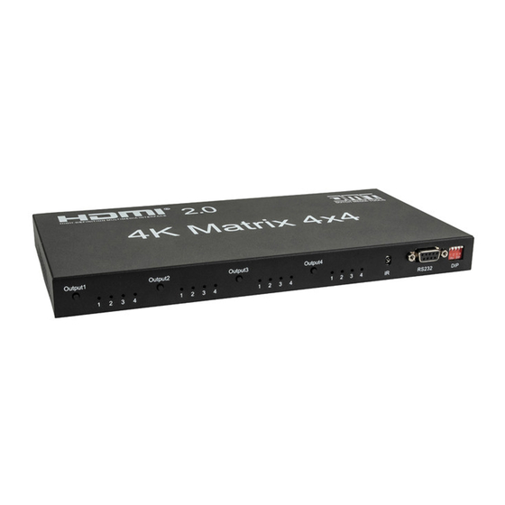 DMT VT101 HDMI Matrix Switcher Manuals