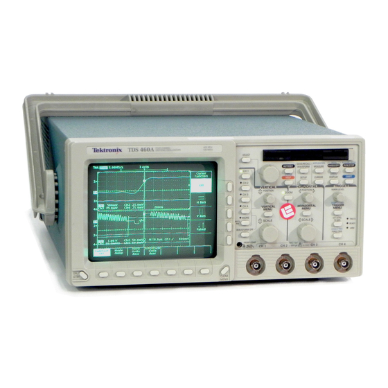 TEKTRONIX TDS 420A USER MANUAL Pdf Download ManualsLib