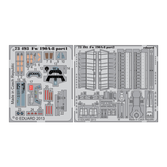 Eduard Fw 190A-8 S.A. Manual