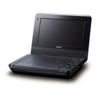 Sony DVP-FX730 - Portable Dvd Player Operating Instructions Manual