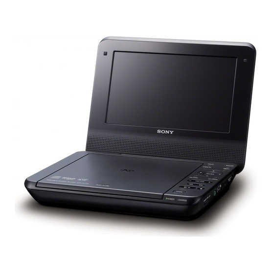 Sony DVP-FX730 Operating Instructions Manual