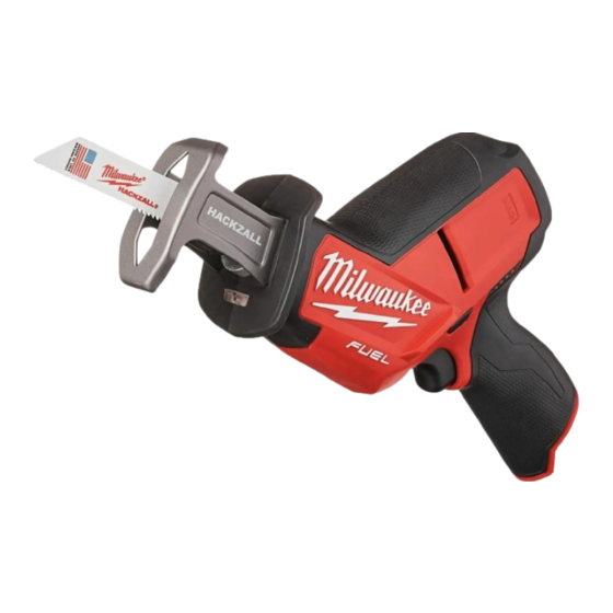 Milwaukee M12 FUEL HACKZALL 2520-20 Operator's Manual