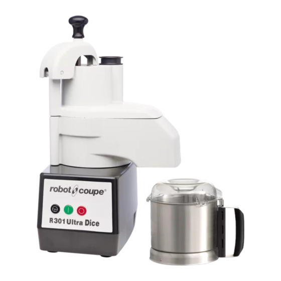 Robot Coupe R 301 Dice Manual