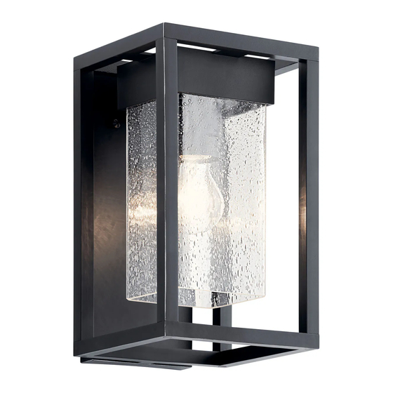 Kichler Lighting Mercer 59060BSL Installation Instructions