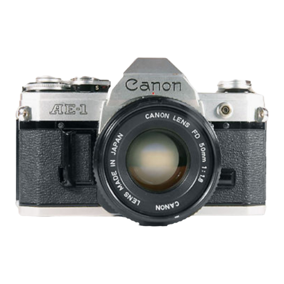 Canon AE-1 Manual