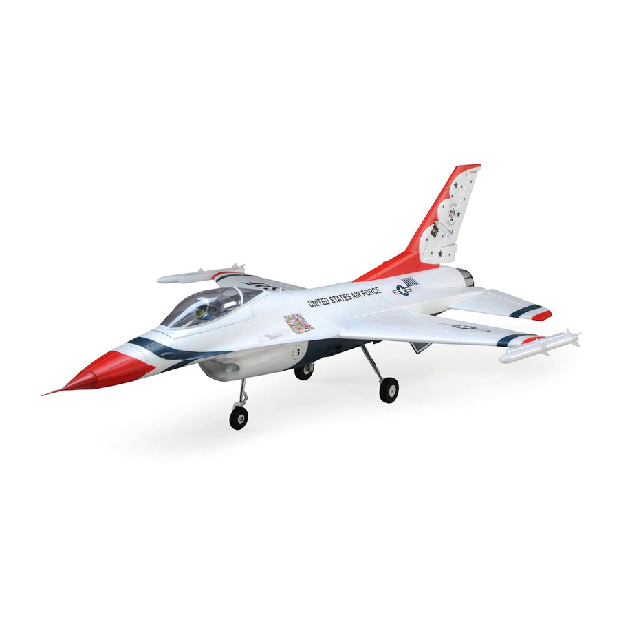 Kyosho F-16 THUNDERBIRDS Instruction Manual