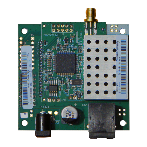 AvaLAN AW2400mR-EVAL Motherboard Manuals