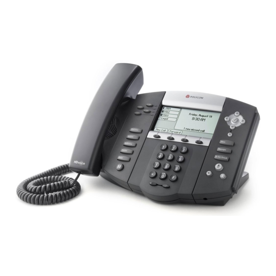 Polycom Soundpoint IP550 Quick Start Manual