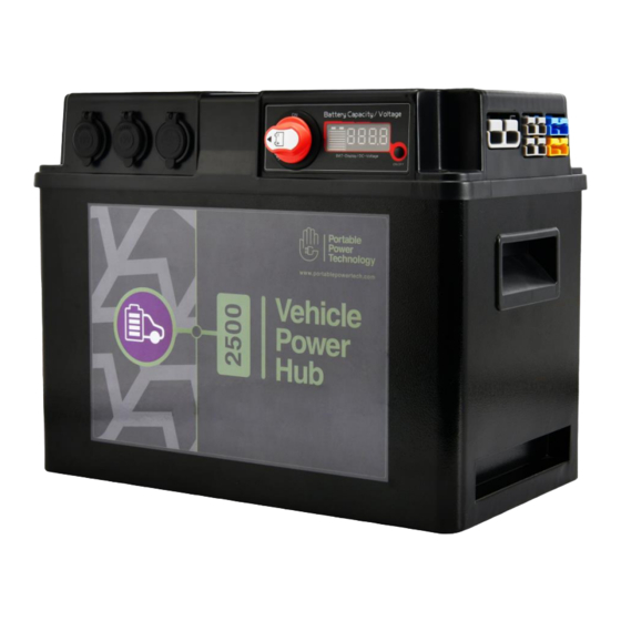 Portable Power Technology Vehicle Power Hub 1300 User Manual