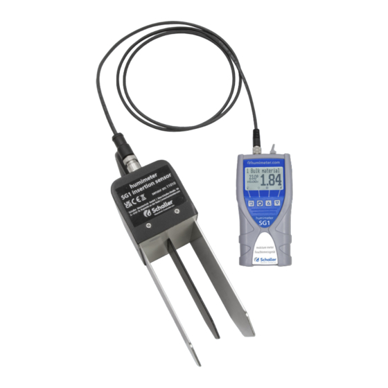 Schaller humimeter SG1 Operating Manual