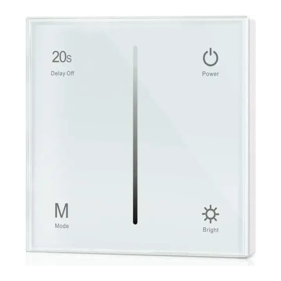 Lampo WALLDIMTOUCH Quick Start Manual