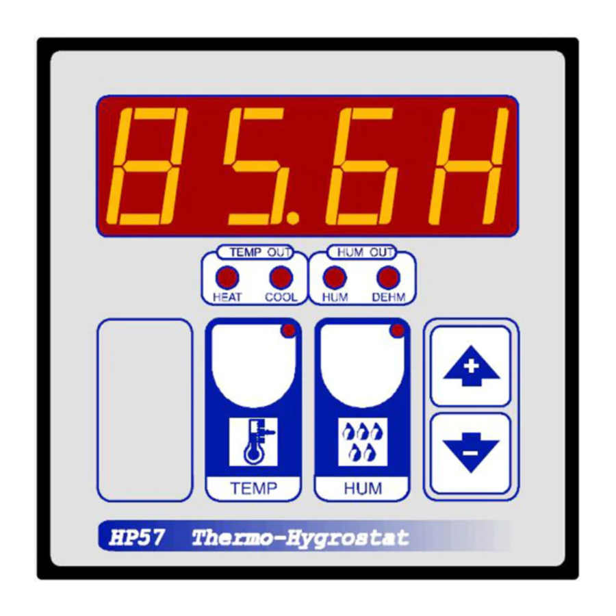 POLA HP57 - Thermo-Hygrostat Controller Handbook Manual
