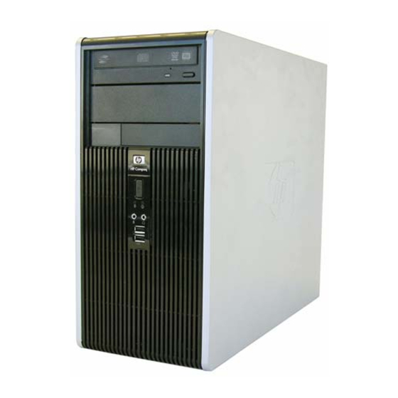 Compaq dc5850 Illustrated Parts & Service Map