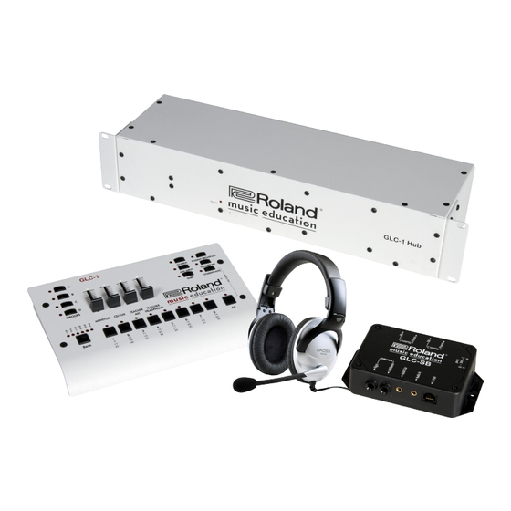 Roland GLC-1 Owner's Manual And User's Manual