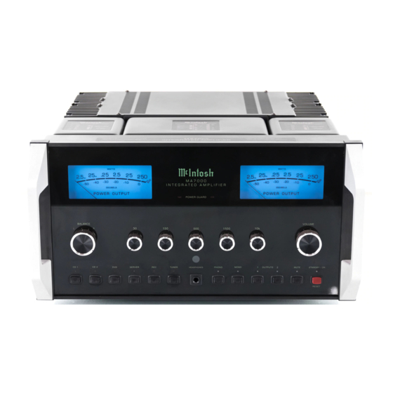 McIntosh MA7000 Connection Diagrams