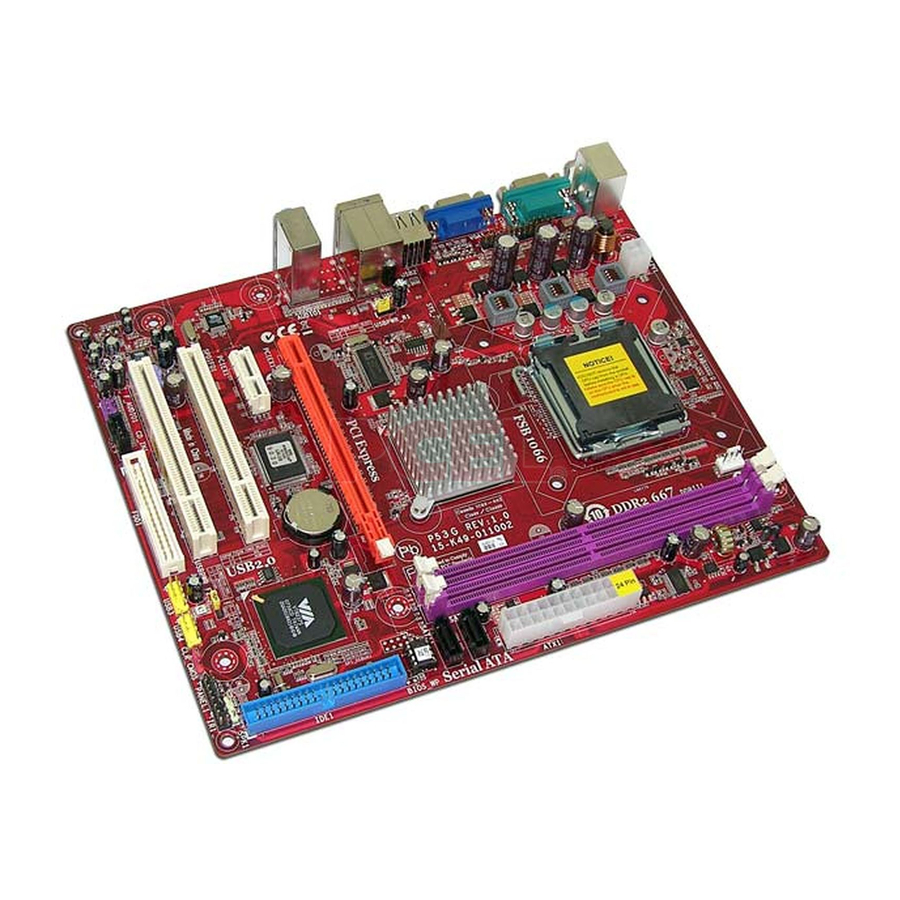 PC Chips P53G Series User Manual