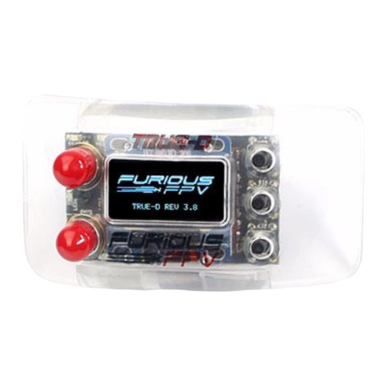 User Manuals: FURIOUS True-D V3.8 Receiver Module