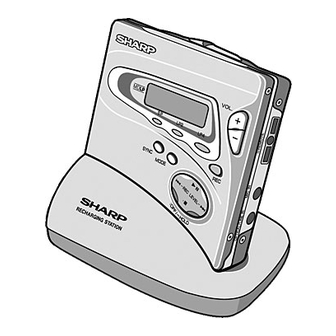 Sharp MD-MT888H Minidisc Recorder Manuals