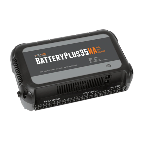 BMPRO BatteryPlus35 Series Owner's Manual