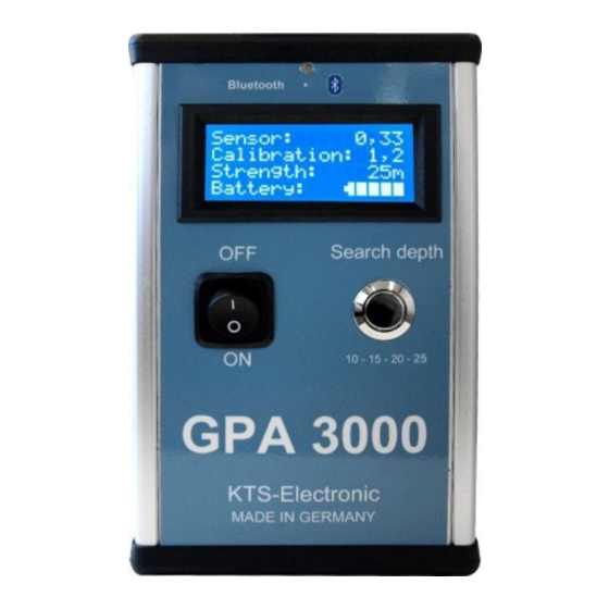 KTS-Electronic GPA 3000 Manuals