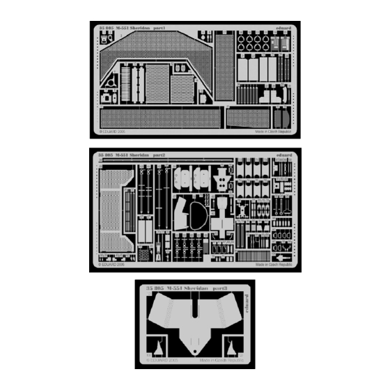 Eduard M-551 Sheridan Assembly Instructions
