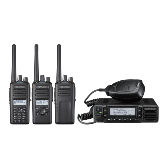 Kenwood NX-3820HGK User Manual