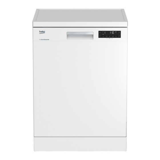 Beko DFN26420W Freestanding Dishwasher Manuals