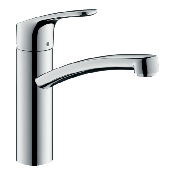 Hans Grohe Focus M41 160 1jet 31806 Series Manuals