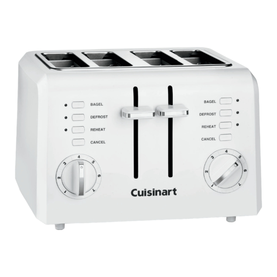 Cuisinart CPT-142 Series Instruction Booklet