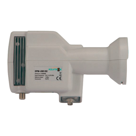 Polytron OPM-LNB 032 Manual