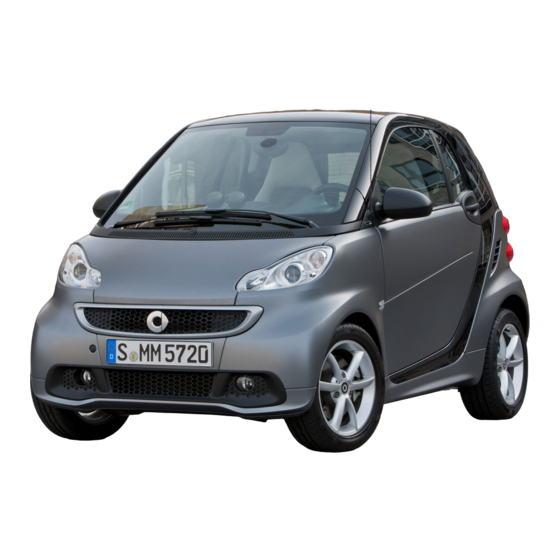 SMART fortwo cabriolet Operator's Manual