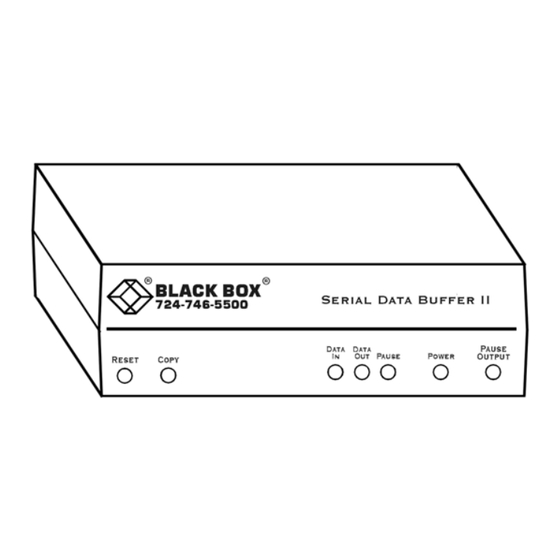 Black Box PI-1375A Manual