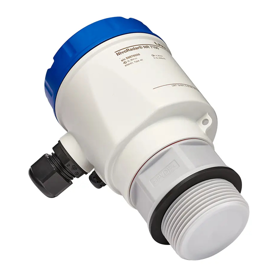 UWT NivoRadar NR 7000 Series Instruction Manual