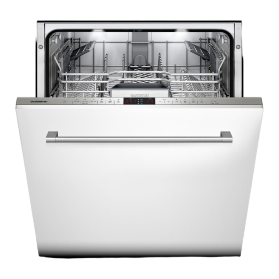 Gaggenau DF 460 Operating Instructions Manual