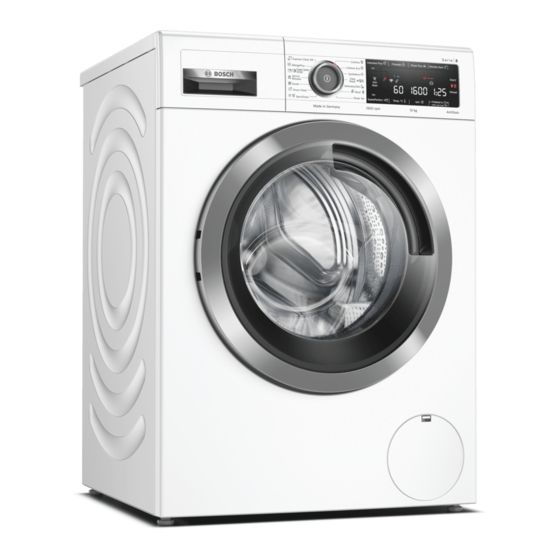 Bosch WAX32M40SG User Manual And Installation Instructions