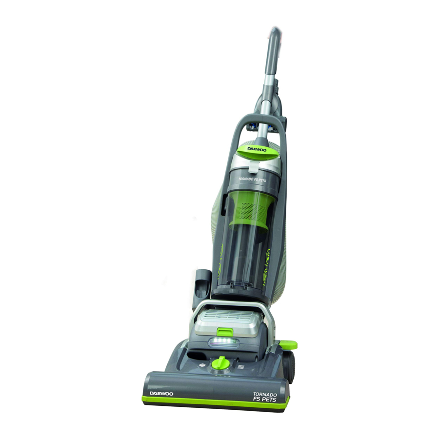 Daewoo FLR00050 - Tornado F5 PETS 700W Upright Vacuum Cleaner Manual