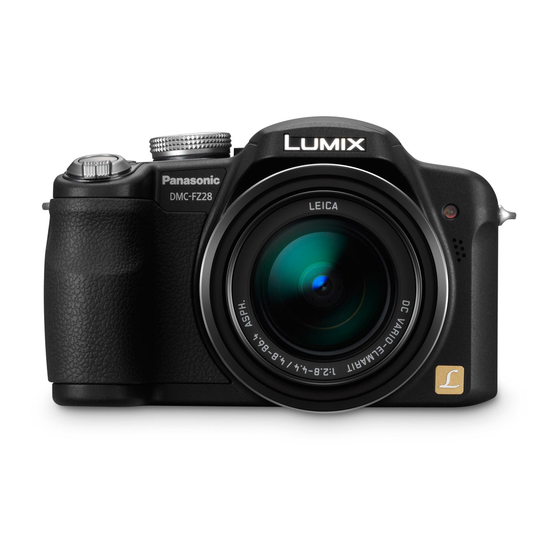 Panasonic Lumix DMC-FZ28 Operating Instructions Manual