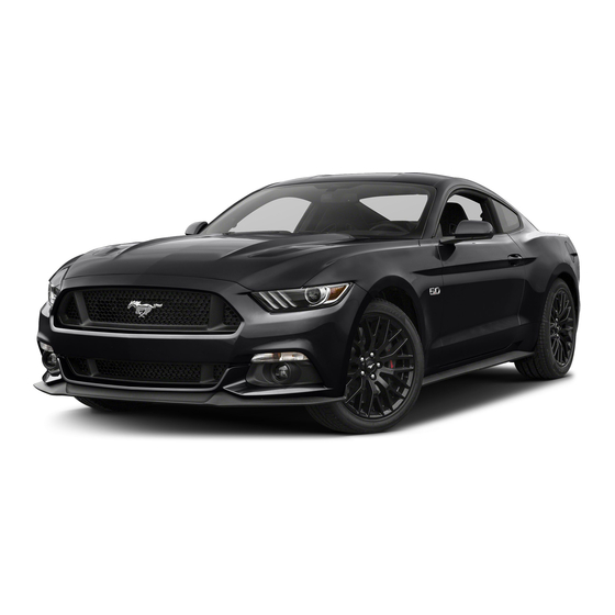 Ford Mustang 2017 Manuals