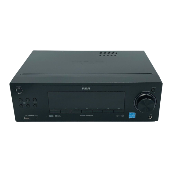 RCA RT2770 Quick Start Manual