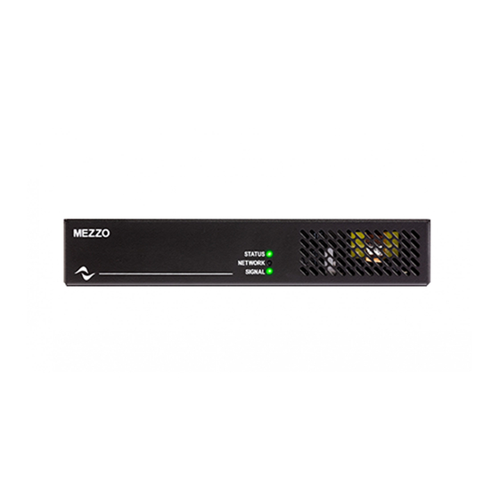 powersoft Mezzo Series User Manual