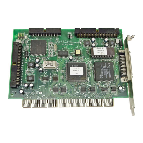 Adaptec AHA-2740W Installation Manual