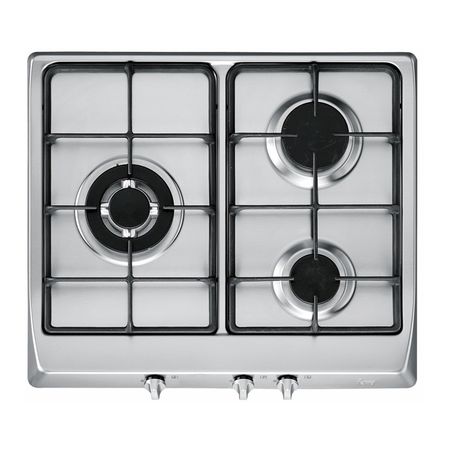 Teka EX/60 3G AI AL TR CI E1 Gas Cooktop Manuals