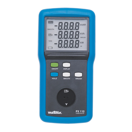 Metrix PX 110 Manual