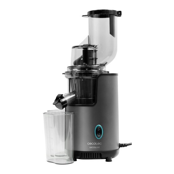cecotec JUICE&LIVE EASYCLEAN 2500 Instruction Manual