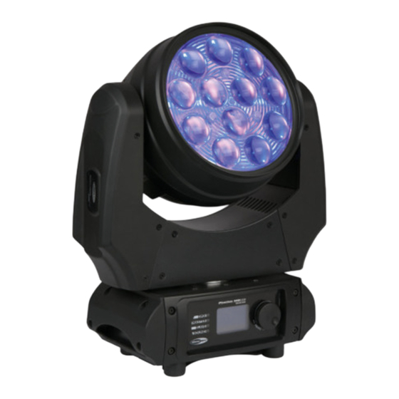 SHOWTEC Phantom 120 LED Wash V1 Manual