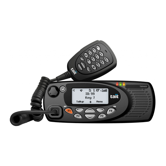 Tait TM9400 Specification Manual