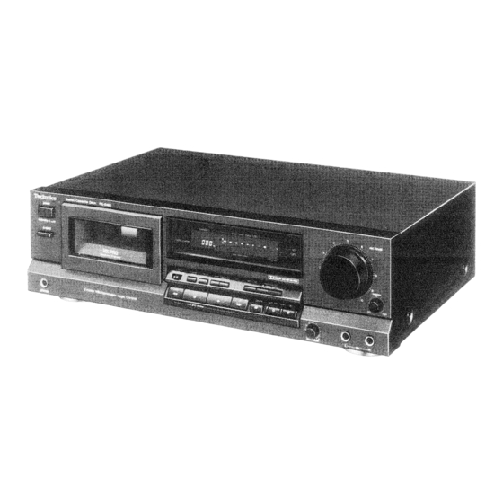 Technics RS-B465 Service Manual