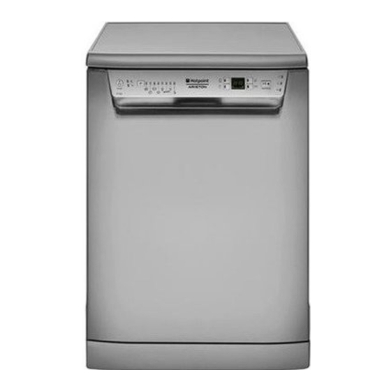 Hotpoint Ariston LFF 825 Operating Instructions Manual