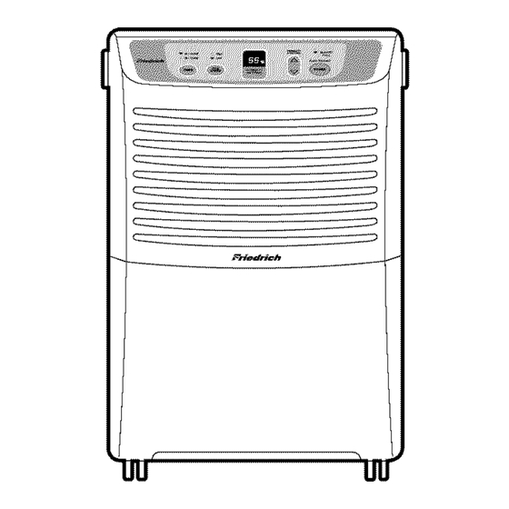 Friedrich D30C Service And Parts Manual