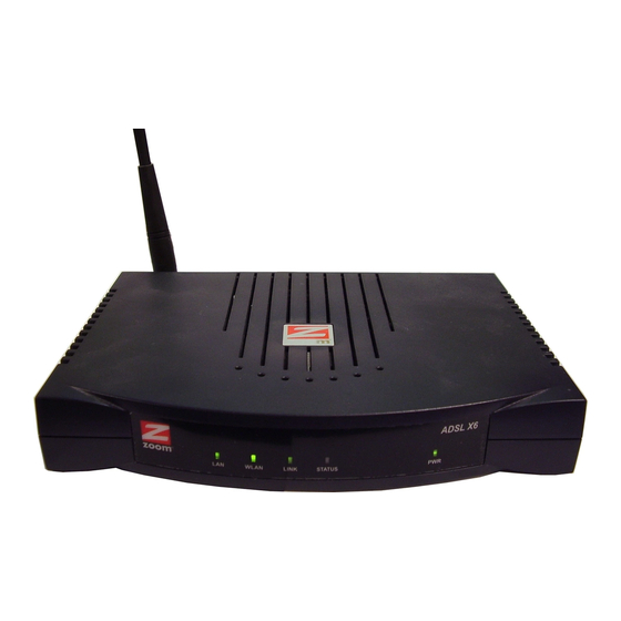 Zoom ADSL X6v User Manual
